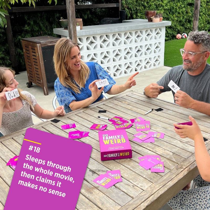 slide 3 of 8, DSS Games Our Family Is So Weird Card Game, 1 ct