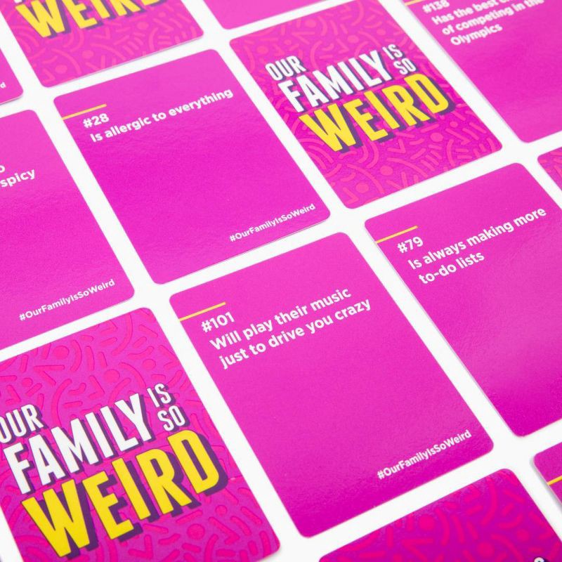 slide 4 of 8, DSS Games Our Family Is So Weird Card Game, 1 ct