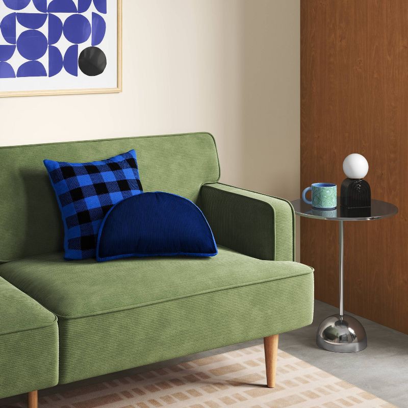 slide 2 of 5, Optimistic Pedestal Metal Accent Table Chrome - Room Essentials™ Assembly Required, 1 ct