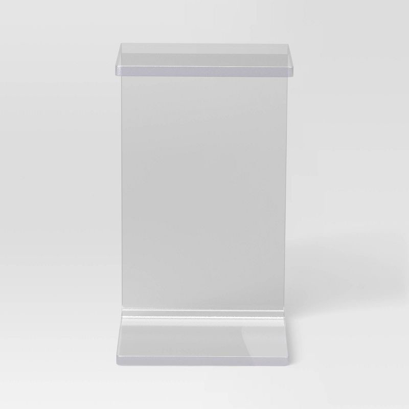 slide 3 of 4, Acrylic C Shaped Side Table Clear - Room Essentials™, 1 ct