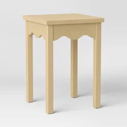 Wavy Accent Side Table Natural - Room Essentials™