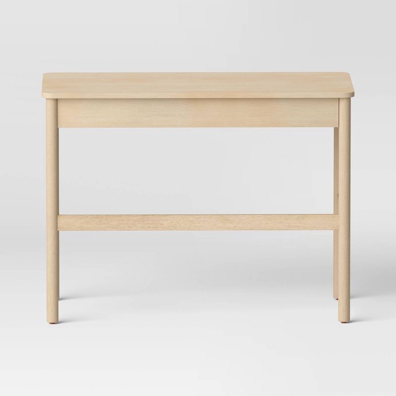 slide 4 of 7, Scandi Desk with Drawers Natural - Room Essentials™, 1 ct