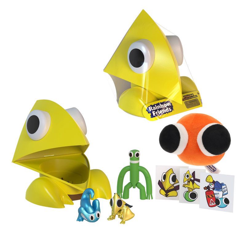 slide 10 of 11, Rainbow Friends Collector Bundle Set: Action Figure Playsets with 5 Pieces, 5 ct