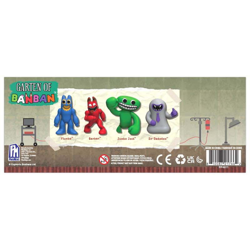 slide 3 of 7, Garten of Banban Mini Figure Set - 4pk, 4 ct