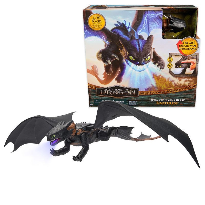 slide 11 of 11, How To Train Your Dragon Ultimate Plasma Blast Toothless, 1 ct