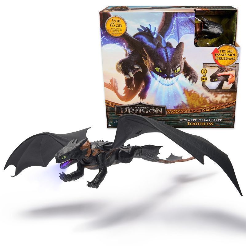 slide 1 of 11, How To Train Your Dragon Ultimate Plasma Blast Toothless, 1 ct