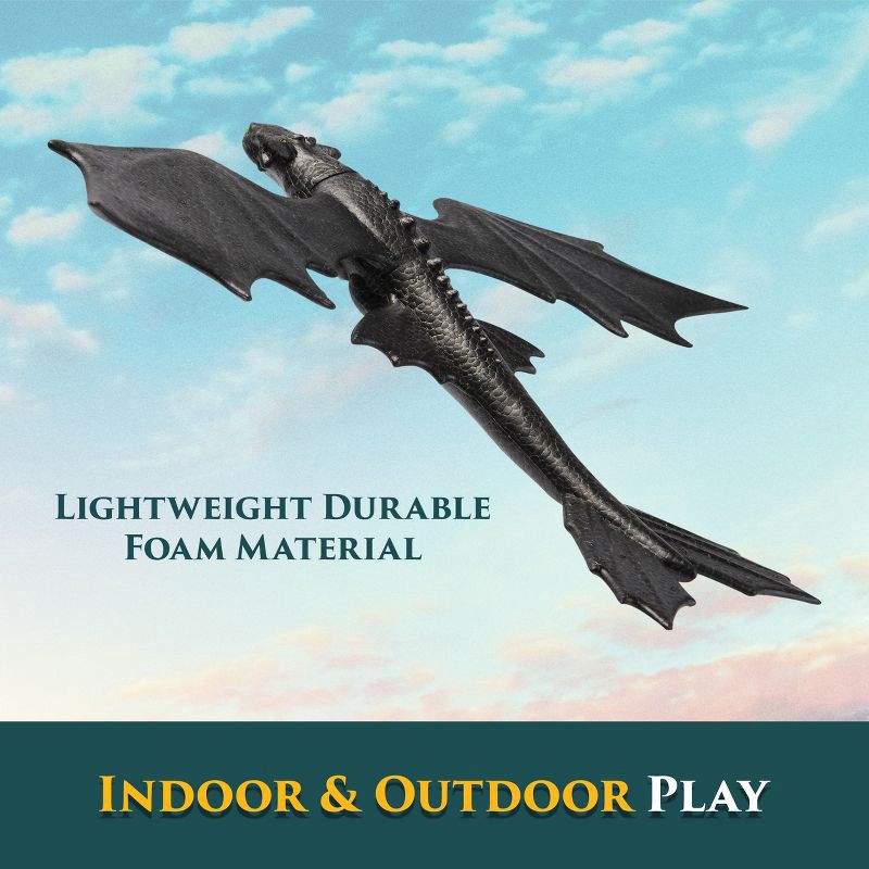 slide 2 of 5, How to Train Your Dragon Gliding Toothless Figure, 1 ct
