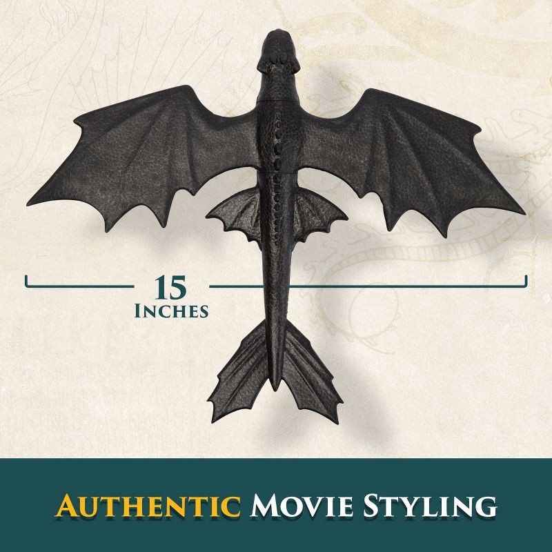 slide 3 of 5, How to Train Your Dragon Gliding Toothless Figure, 1 ct