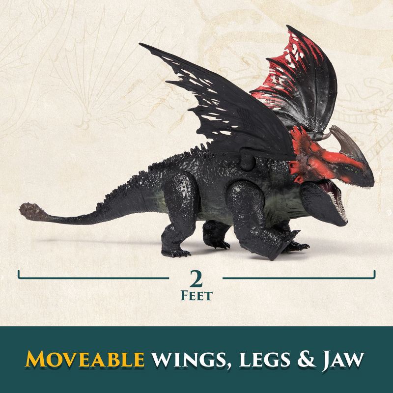 slide 3 of 7, How to Train Your Dragon Titan Red Death Figure, 1 ct