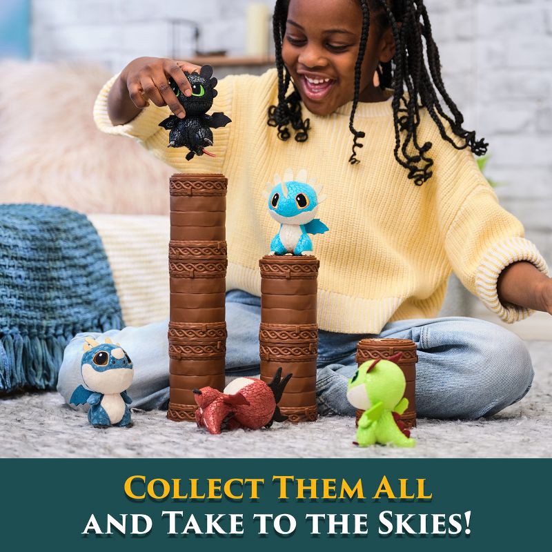 slide 8 of 9, DreamWorks Dragons How to Train Your Dragon, Mini Surprise Dragons Plush Toys, 3" Mystery Dragon Plushies (Unbox 1 of 5 Styles), 1 ct