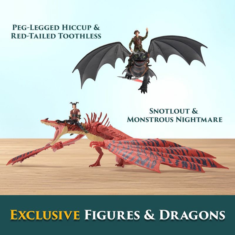 slide 4 of 9, How to Train Your Dragon Final Battle Figure Set, 1 ct