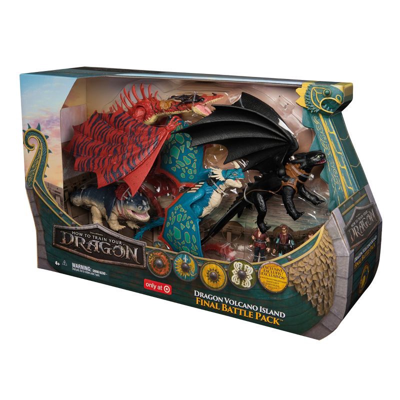 slide 9 of 9, How to Train Your Dragon Final Battle Figure Set, 1 ct