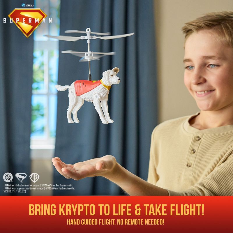 slide 3 of 6, DC Comics Superman Handheld Flying Krypto Vehicle, 1 ct