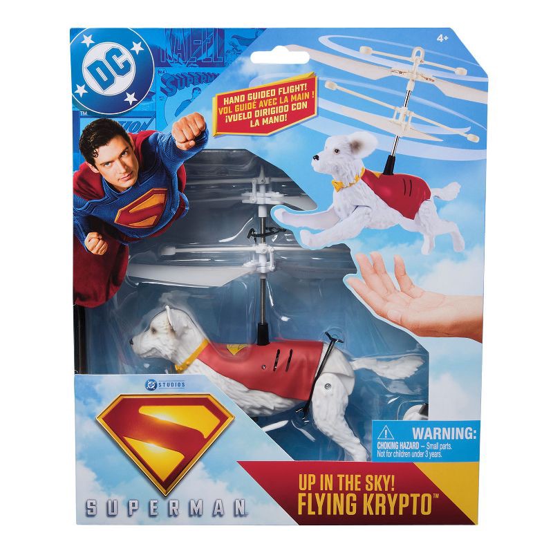 slide 1 of 6, DC Comics Superman Handheld Flying Krypto Vehicle, 1 ct