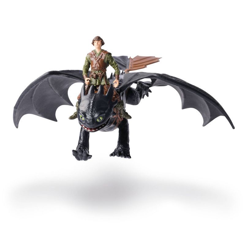 slide 7 of 10, How to Train Your Dragon Viking and Toothless Action Figure, 1 ct