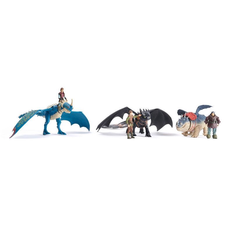 slide 10 of 10, How to Train Your Dragon Viking and Toothless Action Figure, 1 ct
