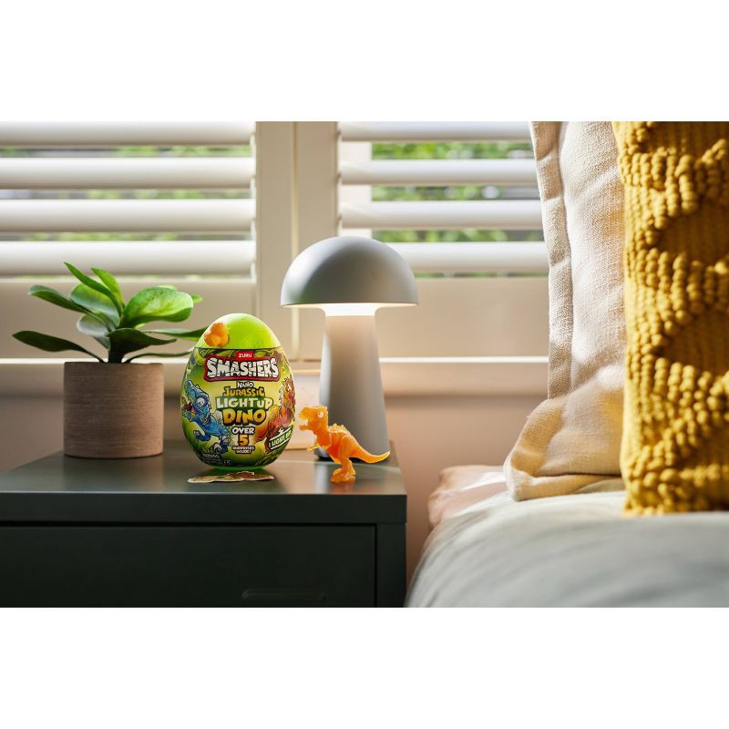 slide 6 of 8, Smashers Jurassic Nano Figure: Dinosaur Toy, Plastic Animal Figures, 3 Pieces, 3 ct