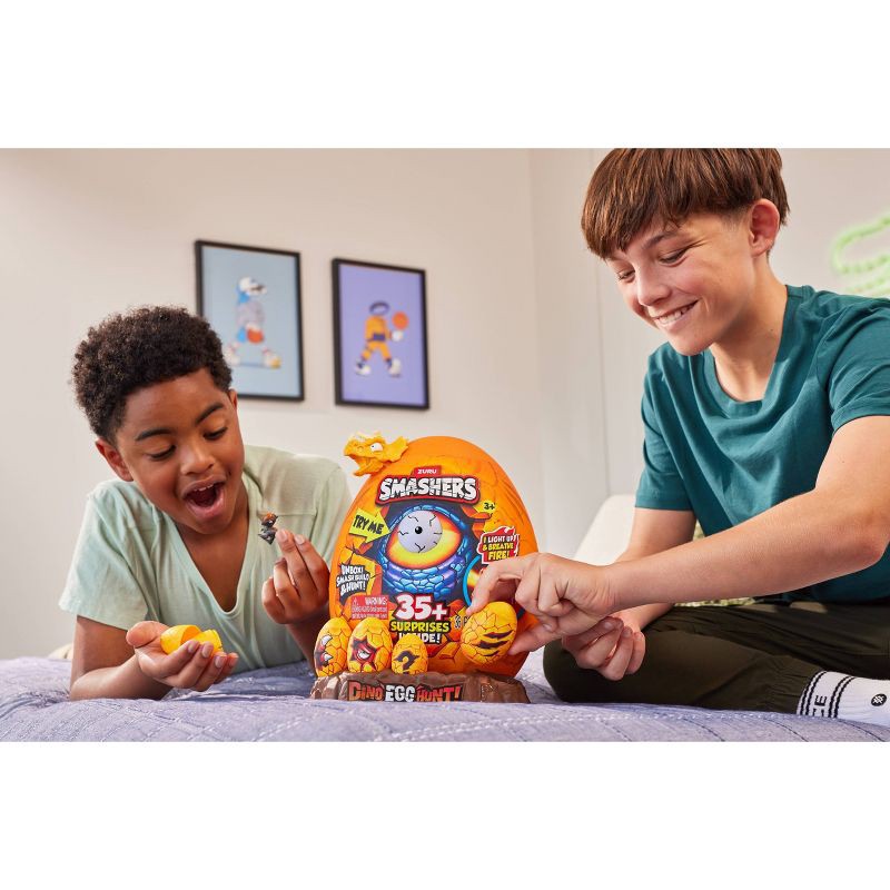 slide 6 of 11, Smashers Dino Egg Hunt Figure: 26-Piece Dinosaur PVC Playset, 1 ct