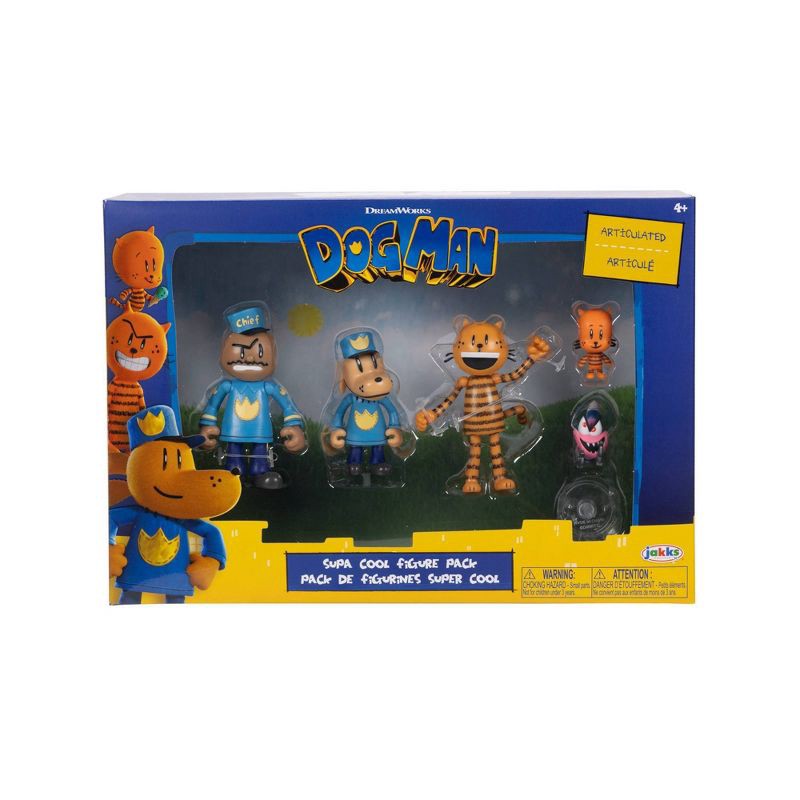 slide 5 of 6, Dog Man Multipack Figure, 1 ct