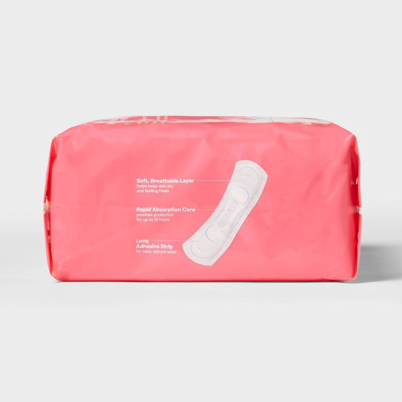 slide 3 of 3, Incontinence Pads - Maximum Absorbency - Long - 39ct - up&up™, 39 ct