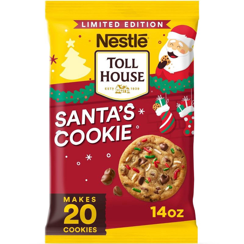slide 1 of 7, Toll House Santa's Cookie - 14oz, 14 oz