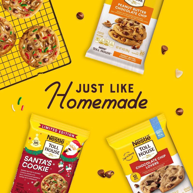 slide 5 of 7, Toll House Santa's Cookie - 14oz, 14 oz