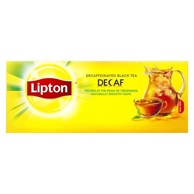 slide 3 of 8, Lipton Decaffeinated Black Tea Bags - 50ct/3.3oz, 50 ct, 3.3 oz