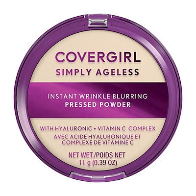 slide 1 of 1, Covergirl Simply Ageless Pressed Powder Translucent, 0.39 oz