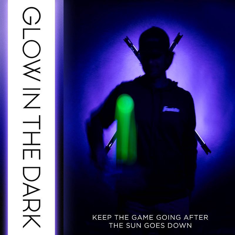 slide 6 of 8, Franklin Sports Glow in the Dark Pickleballs - 3pk: Polyester Shell, All Ages, 3 ct