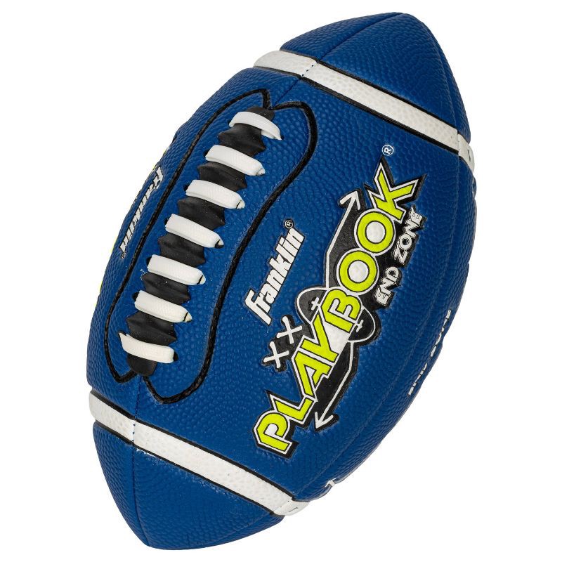 slide 2 of 7, Franklin Sports 10 Player Flag Football Set: Mini Blue Football for Kids Aged 6+, 1 ct