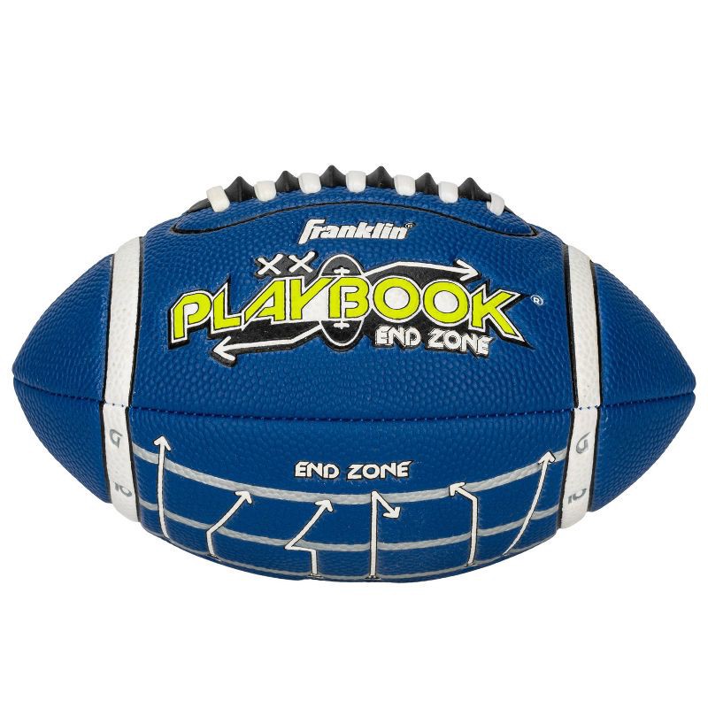 slide 3 of 7, Franklin Sports 10 Player Flag Football Set: Mini Blue Football for Kids Aged 6+, 1 ct