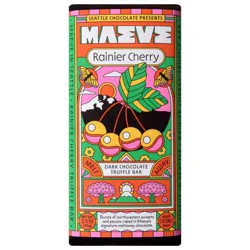 Seattle Chocolate Rainer Cherry Dark Chocolate Bar