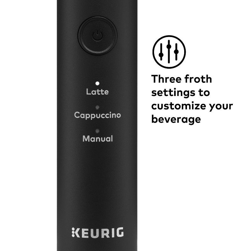 slide 7 of 18, Keurig SimpleCafe Frother Single-Serve Coffee Maker Black: Electric K-Cup Brewer, No Filter Needed, 12 oz Capacity, 12 oz