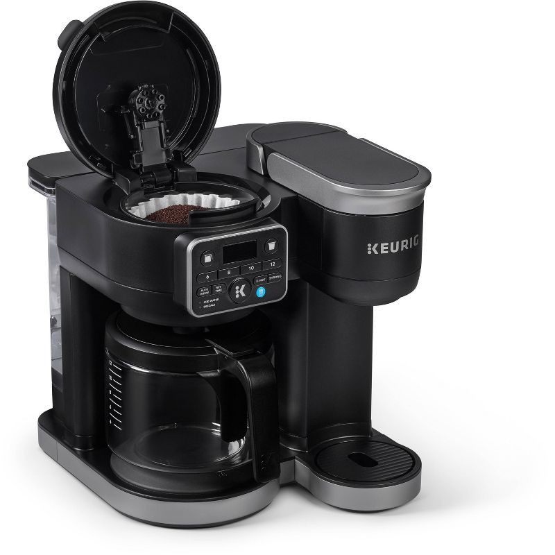 slide 12 of 20, Keurig K-Duo Hot & Iced Single-Serve & Carafe Coffee Maker Black: Electric Drip Coffee Pot, 72 oz Capacity, 72 oz