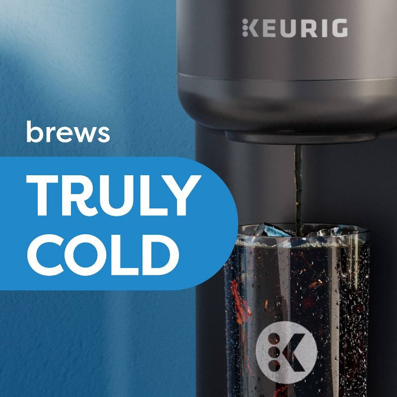 slide 2 of 21, Keurig K-Brew+Chill Iced or Hot Single-Serve K Cup Coffee Maker Black: 70 oz Capacity, Electric, Uses Coffee Pods, Cold Brew, 9 Cup Capacity, 70 oz