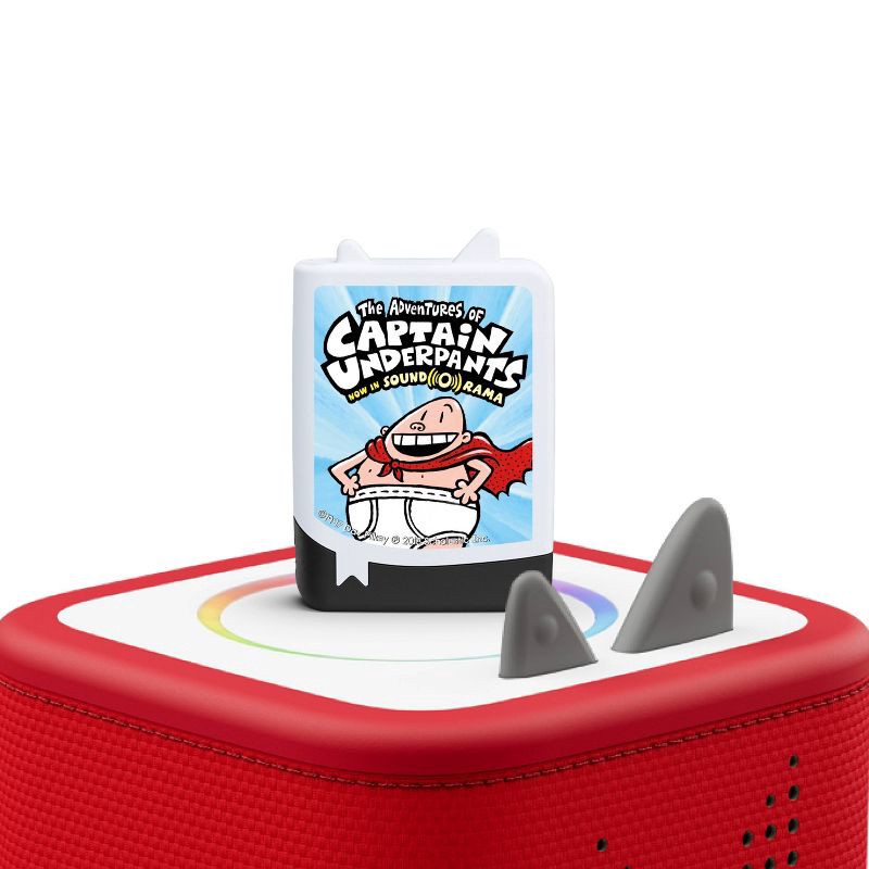 slide 1 of 12, tonies Audiobooks: Captain Underpants 4pk Set, 4 ct