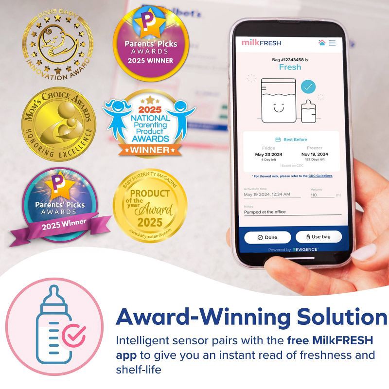 slide 2 of 9, Dr. Talbot's Breast Milk Freshness Sensors - 48ct, 48 ct