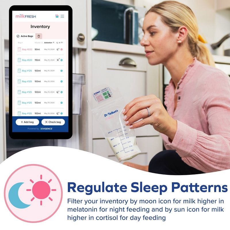 slide 4 of 9, Dr. Talbot's Breast Milk Freshness Sensors - 48ct, 48 ct
