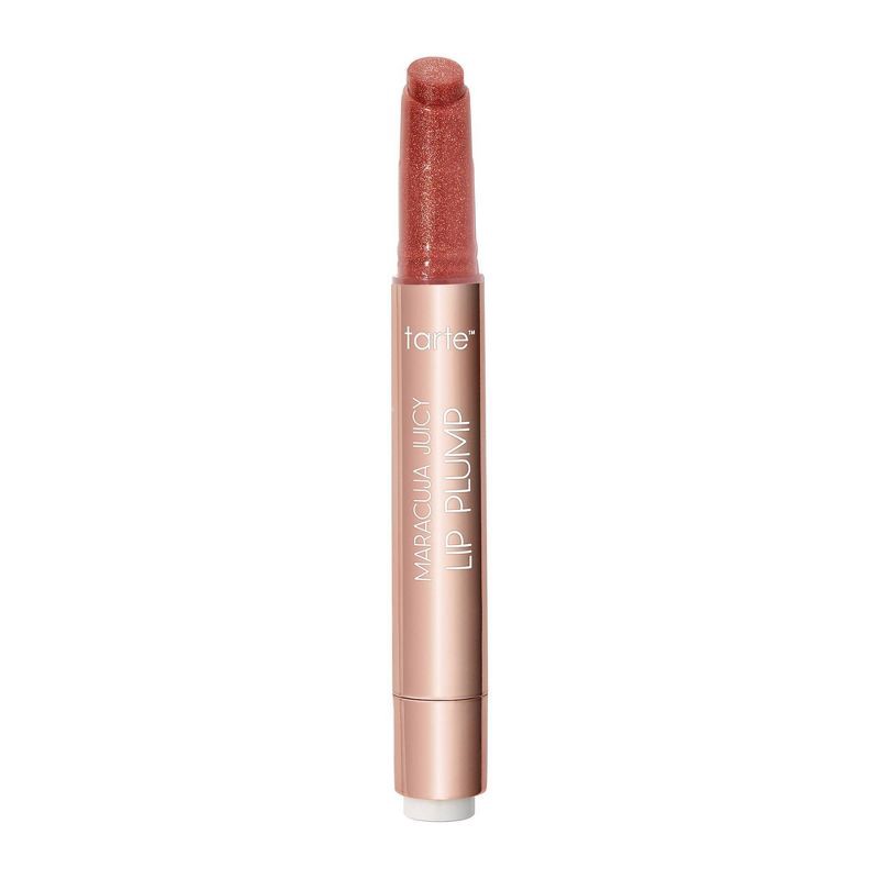 slide 1 of 9, tarte Maracuja Juicy Lip Plump Shimmer Gloss - Rosy Mauve - 0.095oz - Ulta Beauty, 0.095 oz
