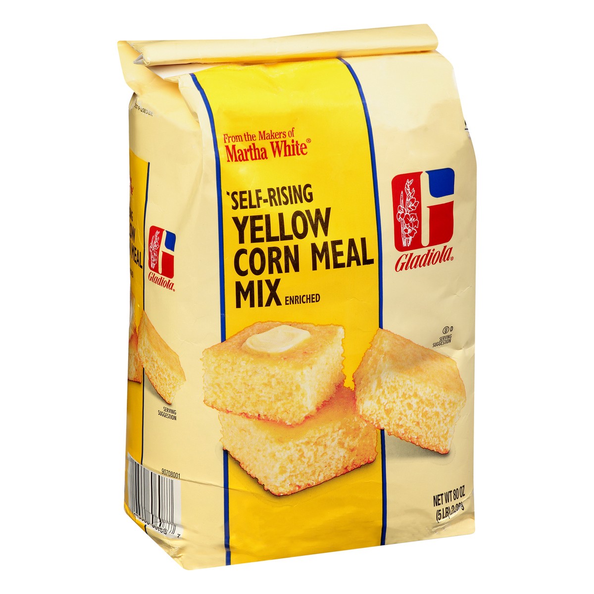 slide 7 of 9, Gladiola Self-Rising Yellow Corn Meal Mix 80 oz, 5 lb