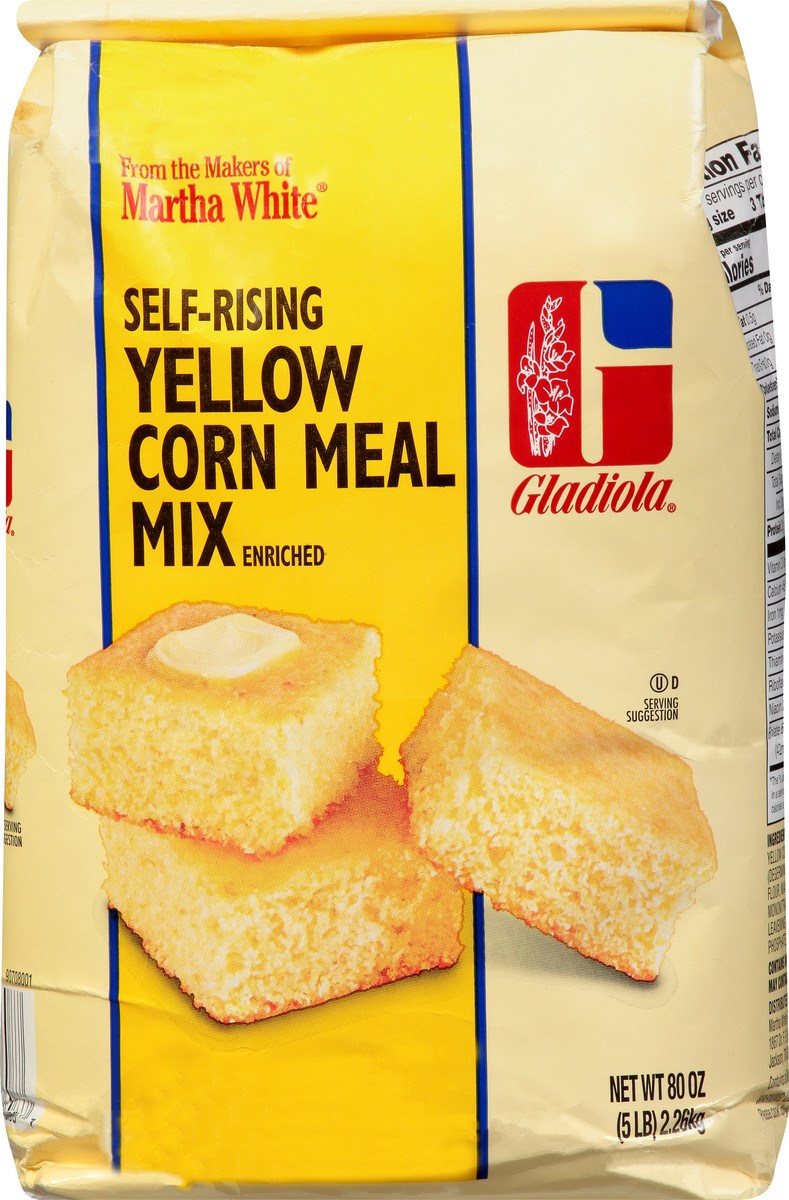 slide 9 of 9, Gladiola Self-Rising Yellow Corn Meal Mix 80 oz, 5 lb
