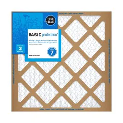 True Blue Basic Protection Merv 7 Pleated Air Filter 20" x 20"