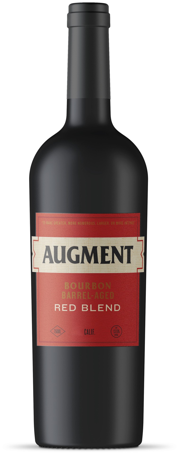 slide 1 of 2, Augment Bourbon Barrel Aged Red Blend Wine, 750 ml