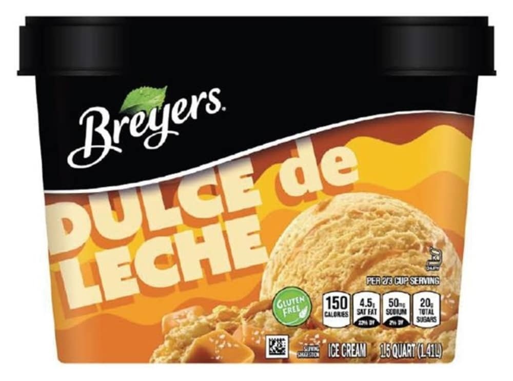 slide 1 of 1, Breyers Gluten Free Dulce De Leche Ice Cream, 1.5 qt