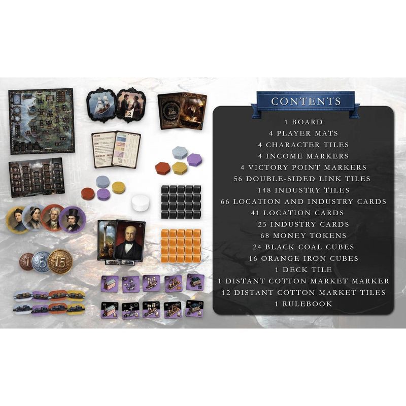 slide 2 of 6, Roxley Game Laboratory Brass: Birmingham Board Game: Strategic Thinking, Creative Play, 2-4 Players, 1-2 Hours, 1 ct