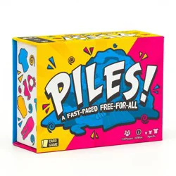 Lost Boy Entertainment Piles! Card Game: Memory Skills, 2-8 Players, Action, 5-15 Min