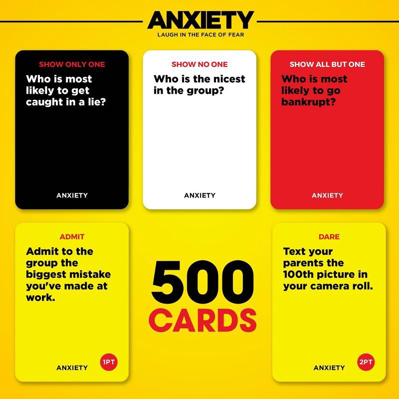 slide 4 of 9, Viral Studios Do or Drink Anxiety Adult Party Game: Social Skills Card Game, 3+ Players, 30+ mins Play, 1 ct