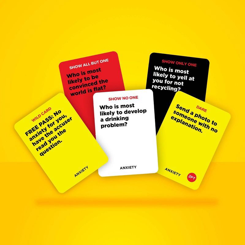 slide 8 of 9, Viral Studios Do or Drink Anxiety Adult Party Game: Social Skills Card Game, 3+ Players, 30+ mins Play, 1 ct