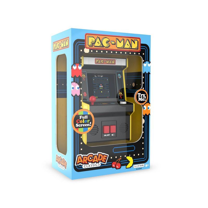 slide 5 of 7, Pac-Man Arcade Classics Handheld Electronic Game, 1 ct