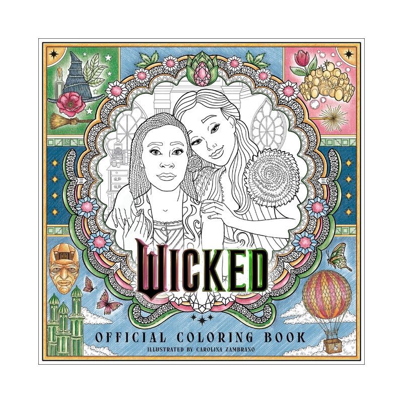 slide 1 of 1, Harper Collins Wicked Official Coloring Book - by Carolina Zambrano (Paperback), 1 ct